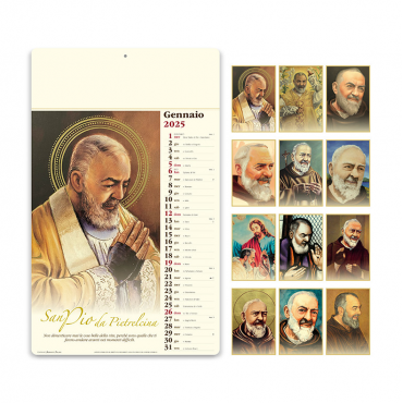 Calendario illustrato san pio