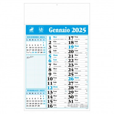 Calendario Olandese Notes